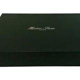 Backgammon Hector Saxe - Buffle Taupe - Grand - Backgammon en cuir - Rouge et Noir