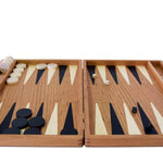 Backgammon Ulbrich - Cerisier - MM - Backgammon en bois marqueté - Rouge et Noir