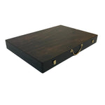 Backgammon Ulbrich - Ziricote - GM - Backgammon en bois marqueté - Rouge et Noir