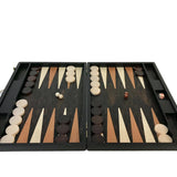 Backgammon Ulbrich - Ziricote - GM - Backgammon en bois marqueté - Rouge et Noir