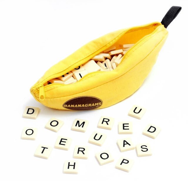 Bananagrams - Jeux de Lettres et de Chiffres - Rouge et Noir