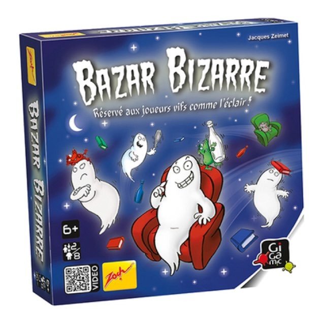 Bazar Bizarre - Jeux de plateau enfants cadeau - 7a - Rouge et Noir