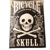 Bicycle Skull Deck Gris - cartes de magie - Rouge et Noir