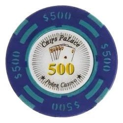 Bird cage 600 jetons - Chips Palace MC - 14,5 gr - mallette de poker aluminium coffret de poker de luxe cadeau bel objet - Rouge et Noir