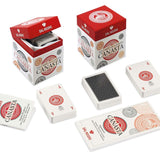 Boite Canasta - jeu de cartes coffret de cartes - Rouge et Noir