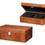 Boite d'échecs type loupe - Intérieur feutre - jeu d'échecs accessoire d'échecs boite d'échecs - Rouge et Noir