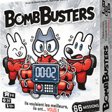 BombBusters - Jeu de plateau de stratégie coopératif - Rouge et Noir