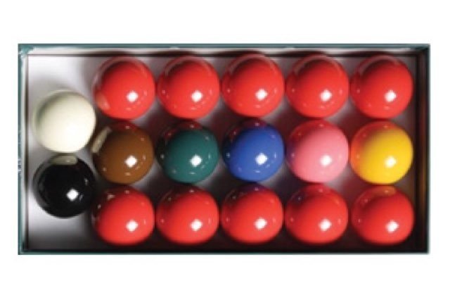 Boules de Snooker - Billard - Rouge et Noir