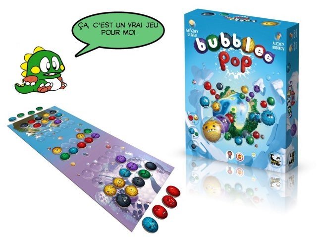 Bubble PoP - Jeu de plateau de stratégie à deux - Rouge et Noir