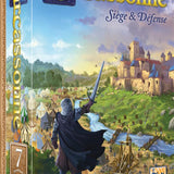 Carcassonne - Extension 7 - Siège et Défense - Jeu de plateau de stratégie à deux enfants - Rouge et Noir