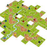 Carcassonne - Jeu de plateau de stratégie à deux enfants cadeau - 12a - Rouge et Noir