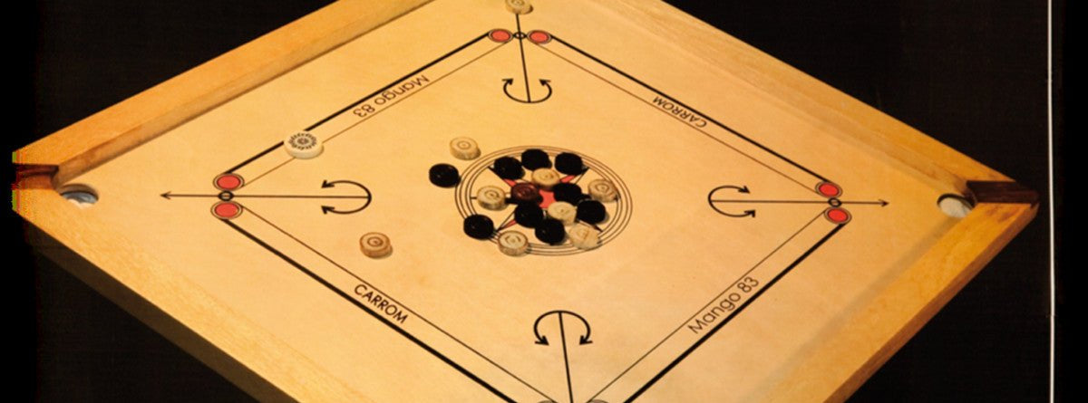 Carrom Mango 66cm - Carrom cadeau - 12a - Rouge et Noir