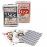 Cartes à jouer - Bee - cartes de poker et de magie - Rouge et Noir
