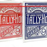 Cartes à jouer - Tally Ho - cartes de poker et de magie - Rouge et Noir