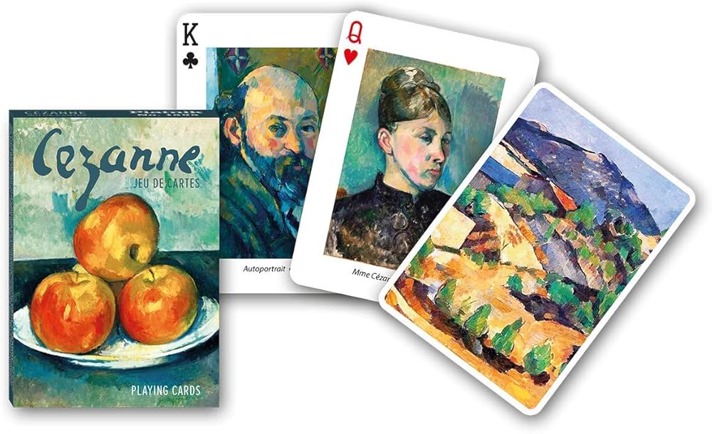 Cartes Cezanne - Cartes à jouer - Rouge et Noir