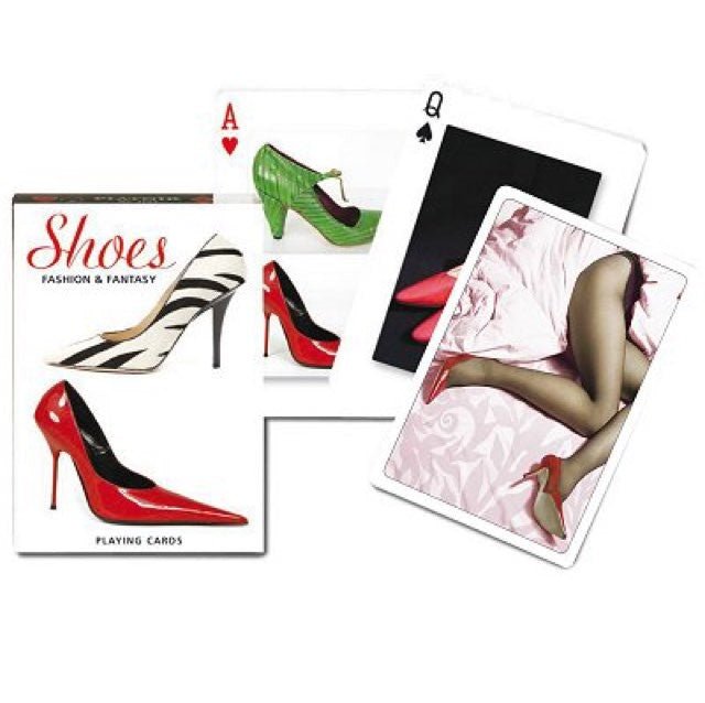 Cartes Chaussures - Cartes à jouer - Rouge et Noir