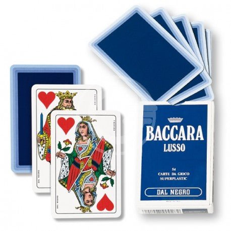 Cartes de Baccara - jeu de cartes - Rouge et Noir