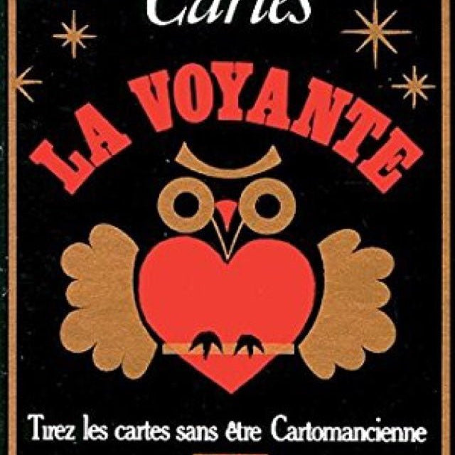 Cartes de divination La voyante - jeu divinatoire - Rouge et Noir