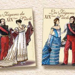 Cartes Figures du 19e s - Cartes à jouer - Rouge et Noir