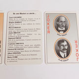 Cartes Les hommes et les femmes qui ont illustré le siècle (1900/2000) - Cartes à jouer - Rouge et Noir