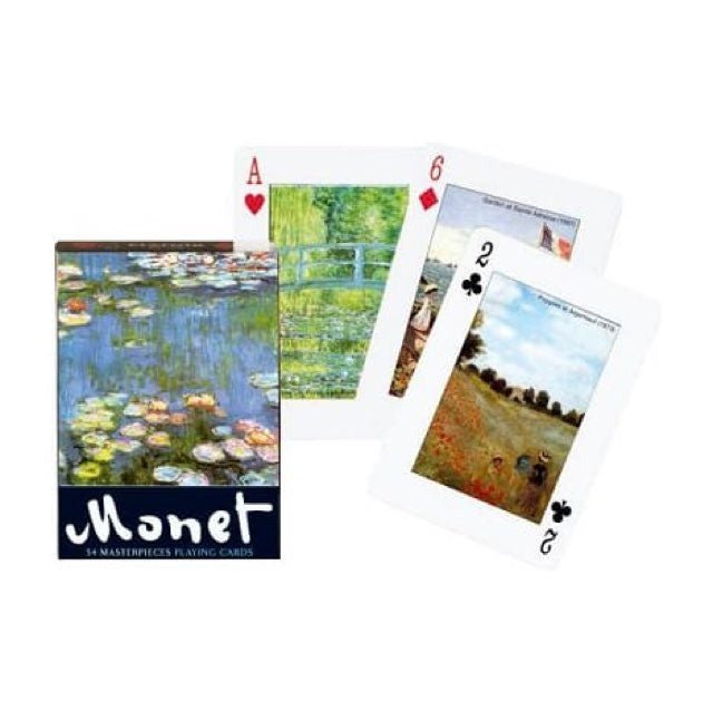 Cartes Monet - Cartes à jouer - Rouge et Noir