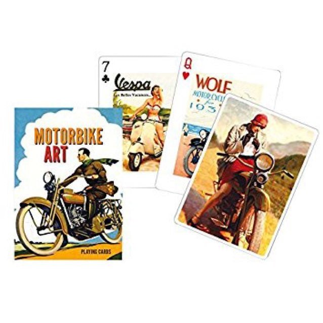 Cartes Motorbike - Cartes à jouer - Rouge et Noir