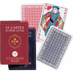 Cartes Piatnik Super Luxe - 54 cartes - jeu de cartes bridge - Rouge et Noir