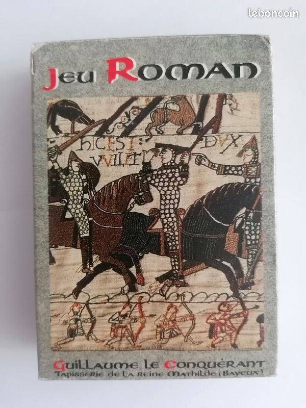 Cartes Roman - jeu de cartes illustrées - Rouge et Noir