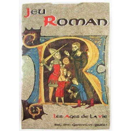 Cartes Roman - jeu de cartes illustrées - Rouge et Noir