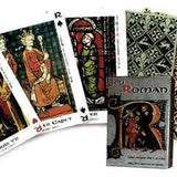 Cartes Roman - jeu de cartes illustrées - Rouge et Noir