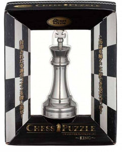Casse - tête - Cast Huzzle - Chess king - casse - tête métal - Rouge et Noir