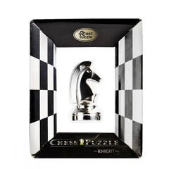 Casse - tête - Cast Huzzle - Chess knight - casse - tête métal - Rouge et Noir