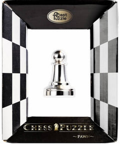 Casse - tête - Cast Huzzle - Chess pawn - casse - tête métal - Rouge et Noir
