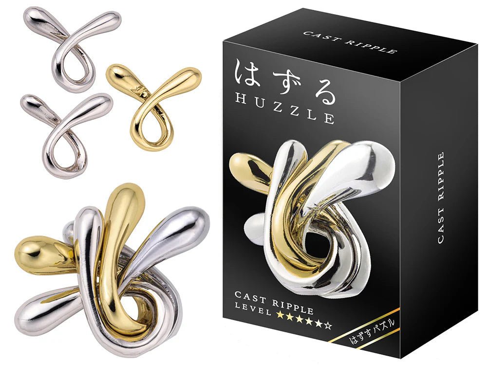 Casse - tête métal - Huzzle - Ripple - casse - tête métal - Rouge et Noir