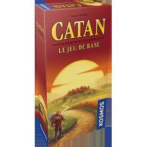 Catan extension 5 - 6 joueurs - Jeu de plateau de stratégie - Rouge et Noir