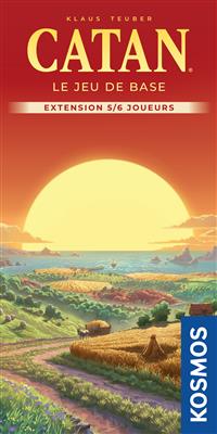 Catan extension 5 - 6 joueurs - Jeu de plateau de stratégie - Rouge et Noir