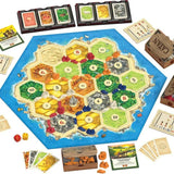 Catan extension - Barbares et marchands - Jeu de plateau de stratégie - Rouge et Noir