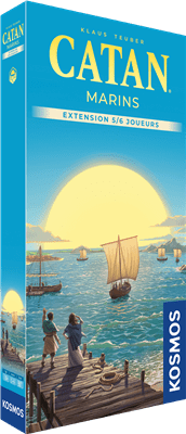 Catan extension - Marins - 5 - 6 joueurs - Jeu de plateau de stratégie - Rouge et Noir