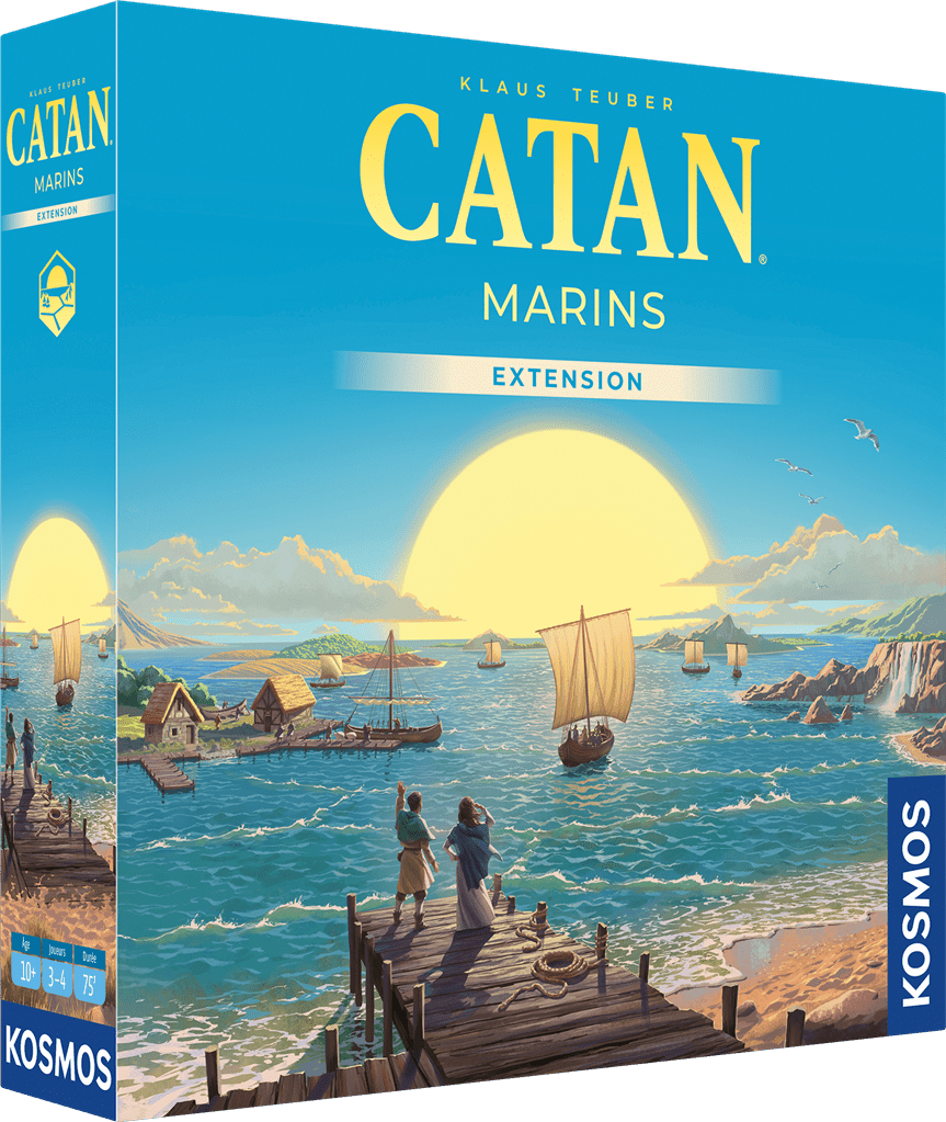 Catan extension - Marins - Jeu de plateau de stratégie - Rouge et Noir