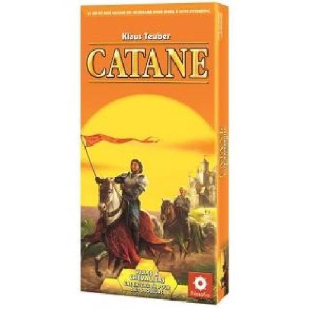 Catan extension - Villes et chevaliers - 5 - 6 joueurs - Jeu de plateau de stratégie - Rouge et Noir