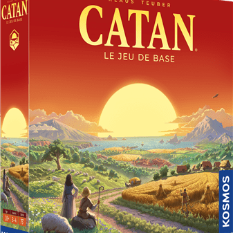Catan - Jeu de base - Jeu de plateau de stratégie cadeau - 12a - Rouge et Noir