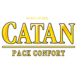 Catan - Pack Confort - Jeu de plateau de stratégie - Rouge et Noir