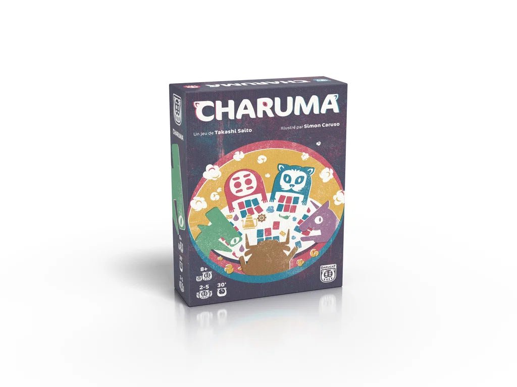 Charuma - Jeu de plateau de stratégie d'ambiance enfants cadeau -12a - Rouge et Noir