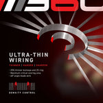 Cible fléchettes professionnelle - Winmau Blade 360 Triple Core - Officielle PDC - cible de fléchettes - Rouge et Noir
