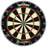 Cible fléchettes professionnelle - Winmau Blade 6 Dual Core - cible de fléchettes - Rouge et Noir