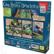 Cinq petites sorcières - Jeu de plateau enfants cadeau - 7a - Rouge et Noir