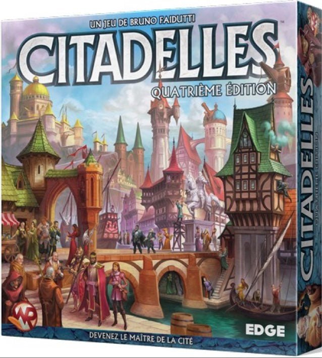 Citadelles - 4e édition - Jeu de plateau de rôles - Rouge et Noir