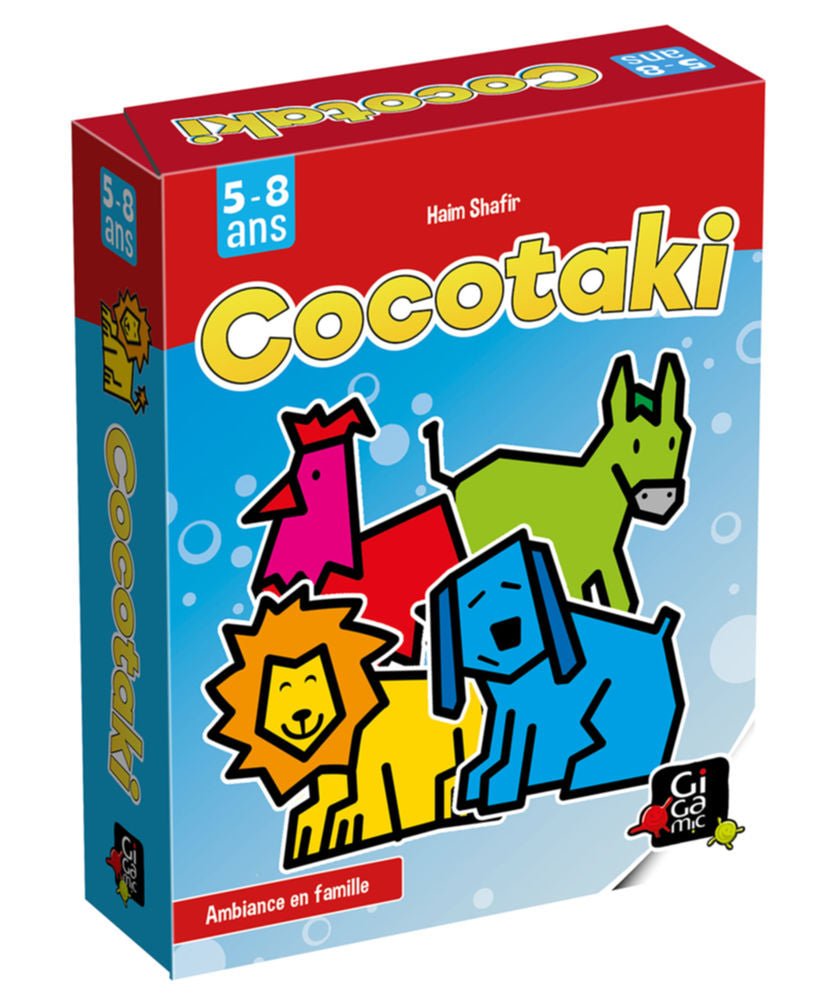 Cocotaki - Jeu de plateau enfants - Rouge et Noir