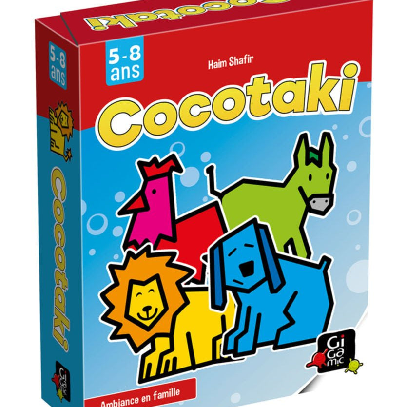 Cocotaki - Jeu de plateau enfants - Rouge et Noir