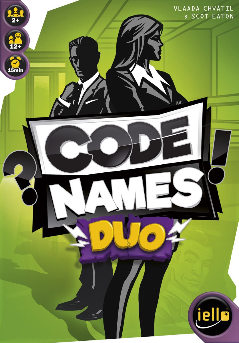 Code names Duo - jeu de plateau de stratégie coopératif à deux - Rouge et Noir